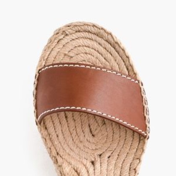 JCREW platform espadrilles in leather - Picture 2 of 3